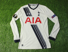 TOTTENHAM HOTSPUR 2015/2016 FOOTBALL L/S SHIRT JERSEY HOME UNDER ARMOUR SIZE S