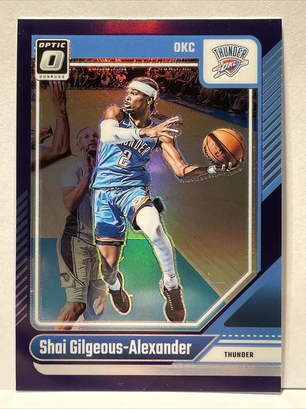 2024-25 Panini Donruss Optic - Shai Gilgeous-Alexander #127 Purple Prizm