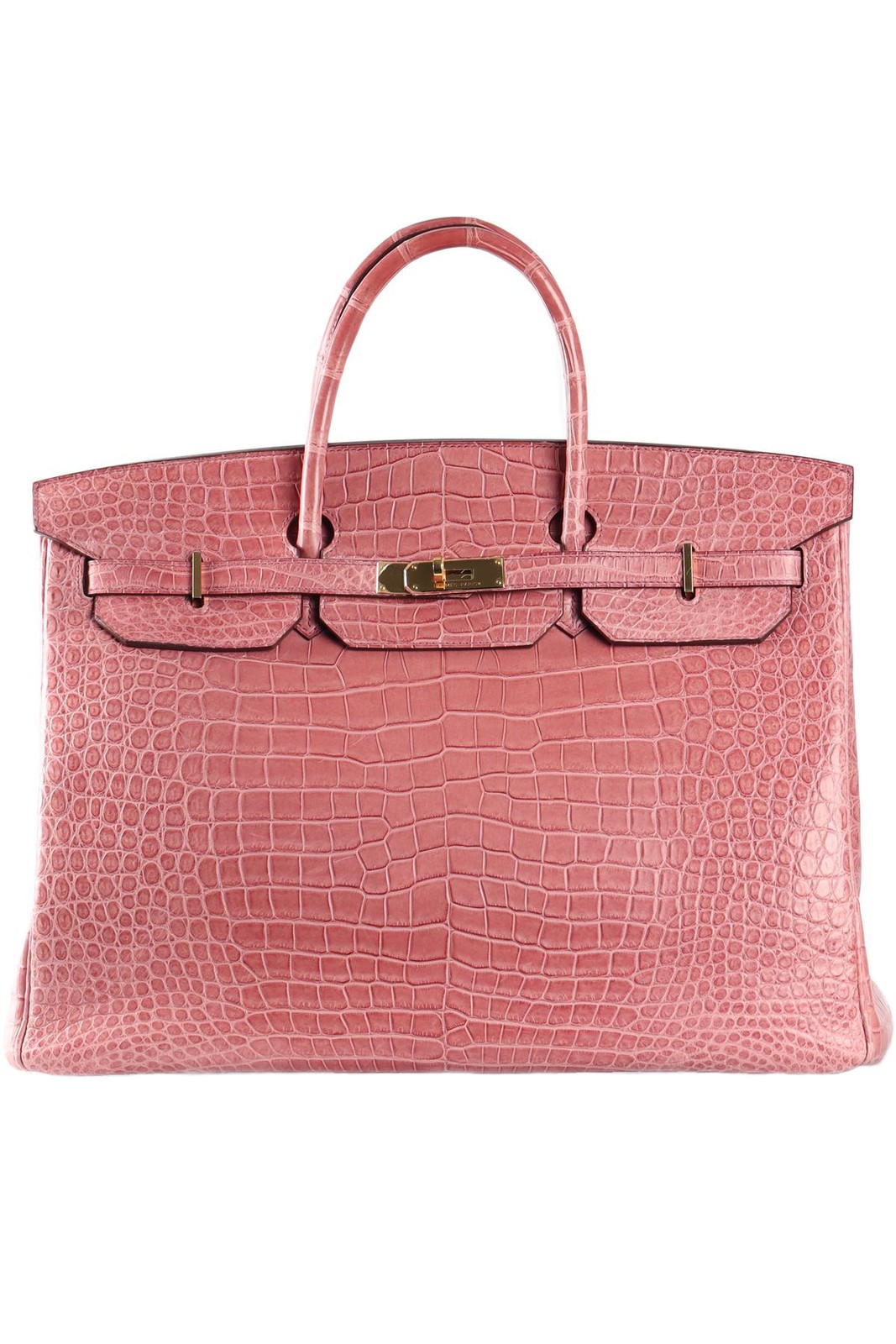HERMÈS PINK 2013 BIRKIN 40CM MATTE ALLIGATOR LEATHER BAG