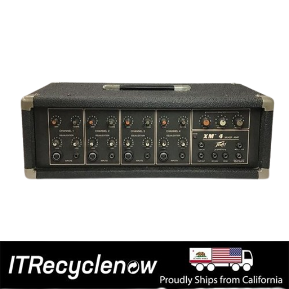 Peavey XM-4 Series 300 EH 4 Channel PA Powered Mixer 150W 120VAC