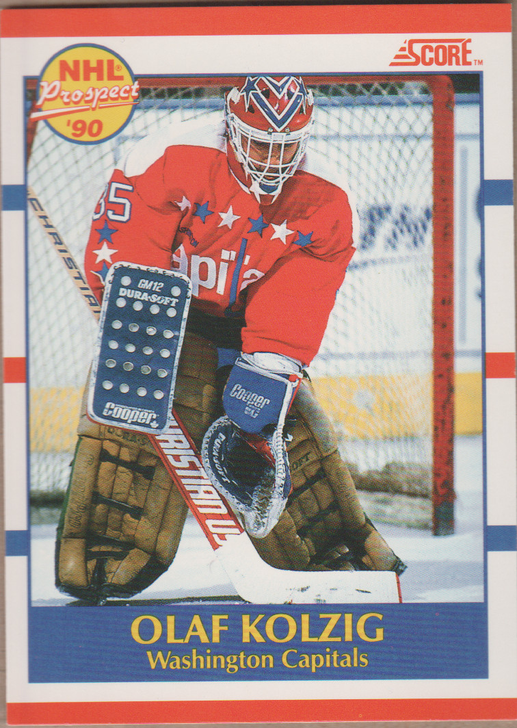 1990-91 SCORE CANADIAN OLAF KOLZIG  #392
