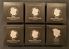 2021 U.S. Mint Morgan & Peace Silver $1 Uncirculated Set of 6 in OGP/COA
