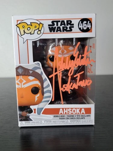 🔥Funko Pop! Star Wars: Ahsoka #464 Signed By Ashley Eckstein No Coa! DMG🔥