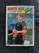2026 Topps Heritage #182 - Kyle Teel RC Silver Sparkle - White Sox