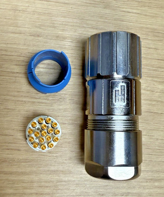 HUMMEL 7.106.500.000 M23 STRAIGHT F. CONNECTOR BODY + CONTACT PINS *NEW IN BAG*