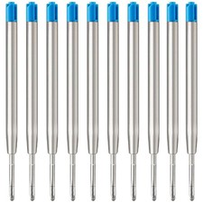 3.9 Ballpoint Ink Pen Refills 1mm Medium Tip for Parker Click Pens Pack of 10