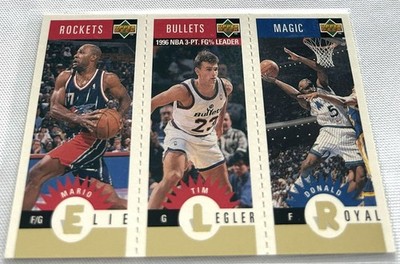 1996-97 Upper Deck Collector's Choice Basketball Elie/Legler/Royal Gold Mini