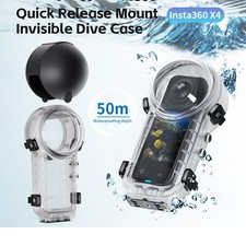 Invisible Dive Case For Insta360 X4 Sports Camera 50m Waterproof Case Housing