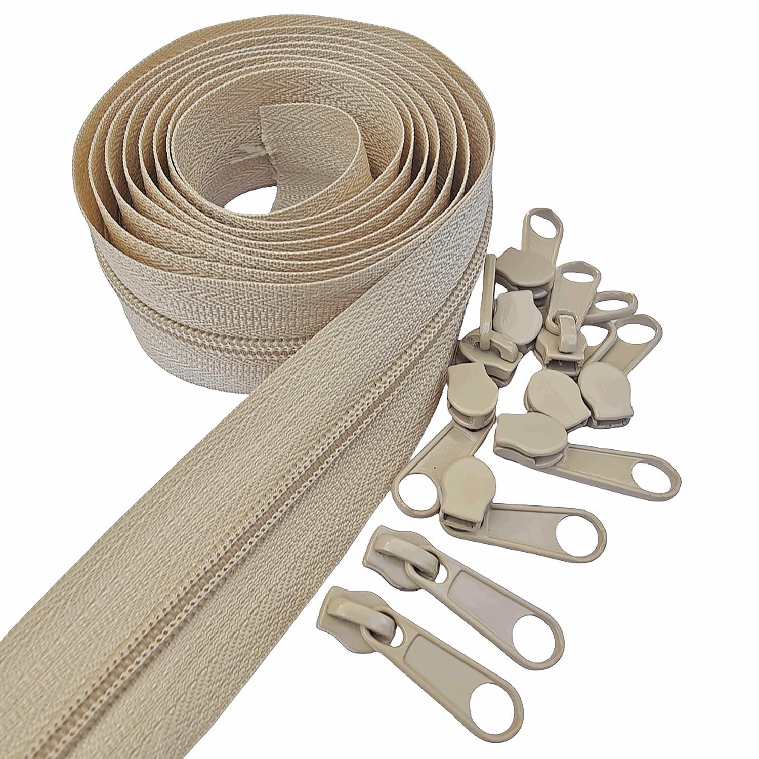 MebuZip #3 Nylon Coil Zippers by The Yard Bulk Zipper Roll 1