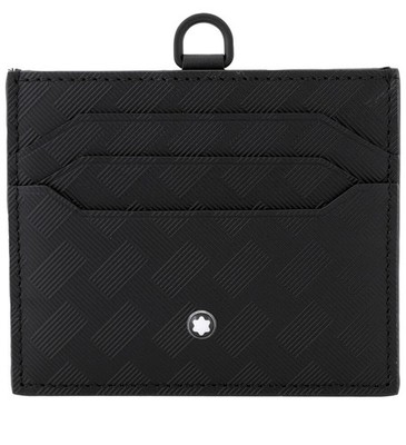 New In Box Montblanc Extreme 3.0 Black Leather 6cc Holder 129979 Retail $230