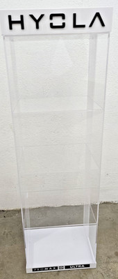 Vape Display Ständer für Einzelhandelsgeschäft 4 Ebenen Regal Vapes Acryl Kunststoff Hyola