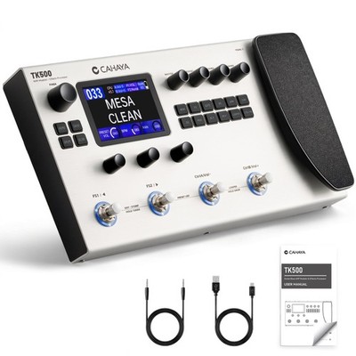 Guitar Pedal Board Multi-Effects: Professional Grade with 320 Effects 120 Amp...