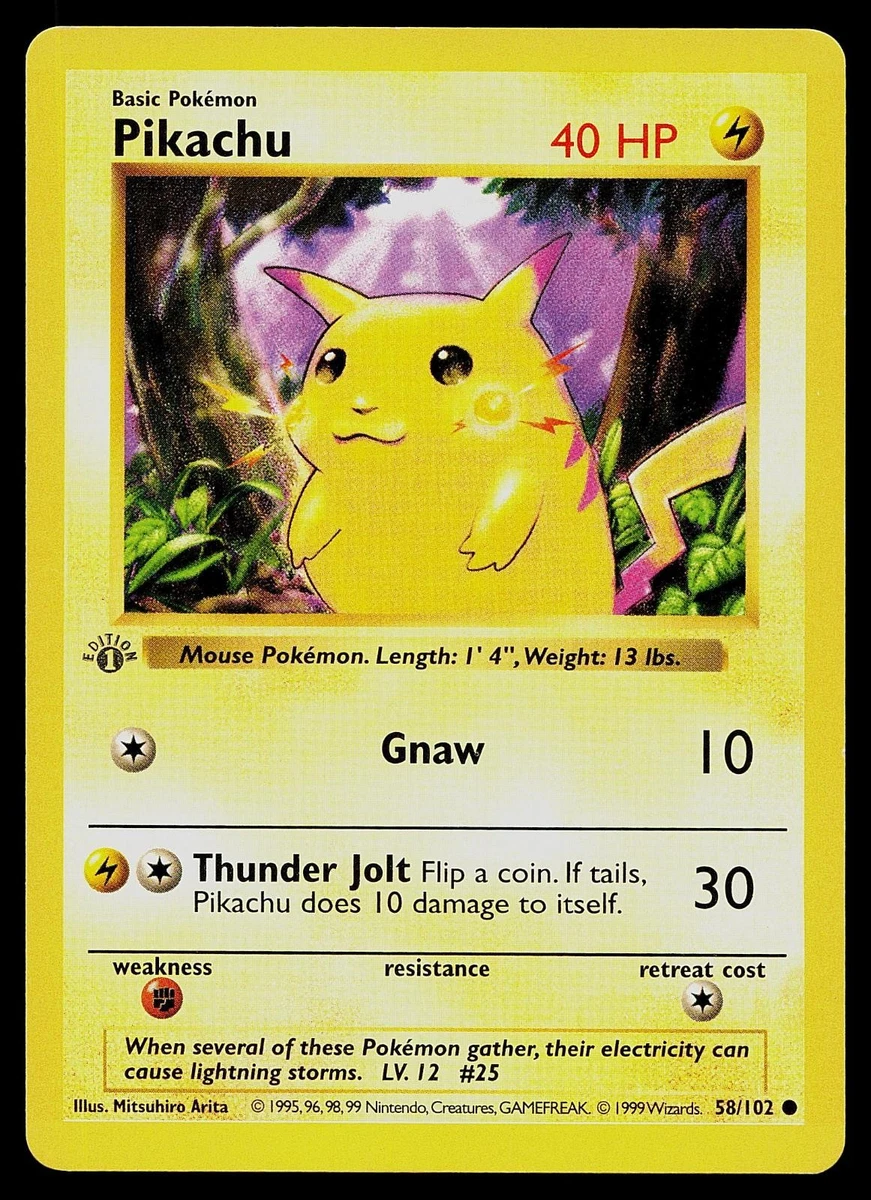 First Edition Pokémon Base Set Cards for sale | eBay
