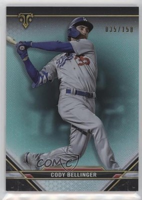 2021 Topps Triple Threads Aquamarine 35/150 Cody Bellinger #53 1c0s