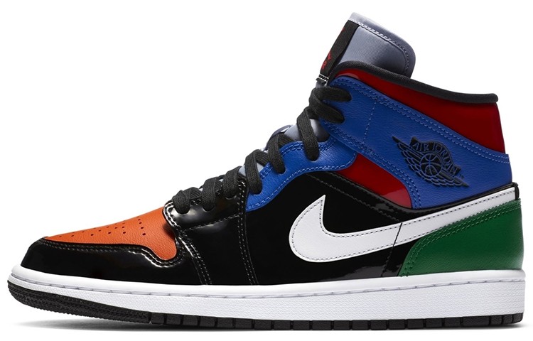 Size 8 - Air Jordan 1 SE Mid Multi Patent W for sale online | eBay