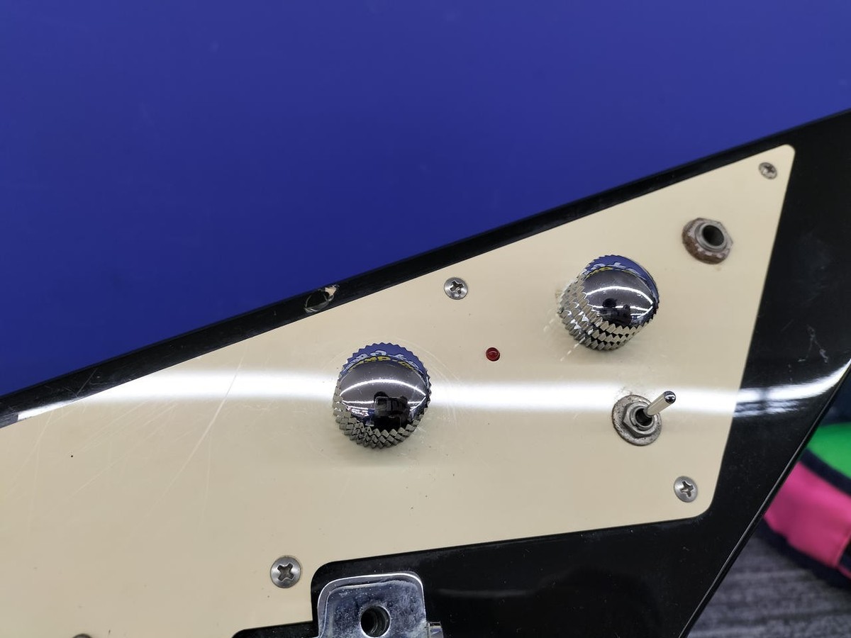 Greco Mini-Size Flying-V Guitar Michael Schenker Type Black