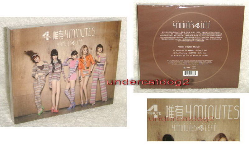 K-POP 4MINUTE 4MINUTES LEFT 2011 Taiwan CD 4 MINUTE | eBay