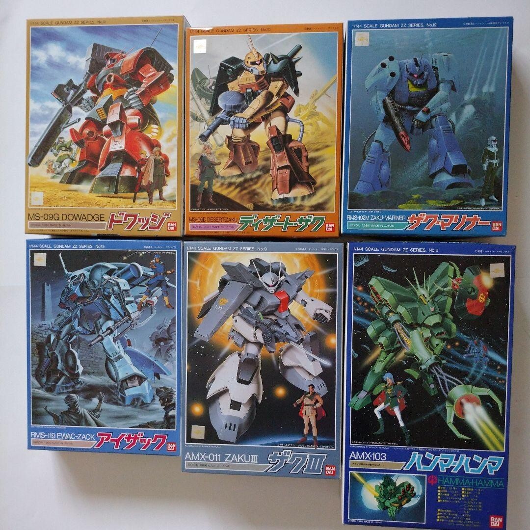 GUNDAM ZZ Series Set Vol 2 Dowadge Desert Zaku Mariner III Hanma 1