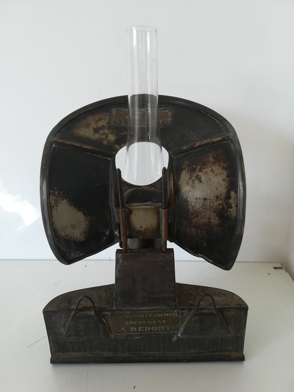 Lampe De Poche Rouge Vintage Delta Buddy - Lanterne De Chemin De Fer à Main - Fonctionne Parfaitement - Occasion