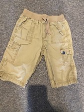 Guess Boy  s Camel Tan Beige Cargo Shorts EUC 7