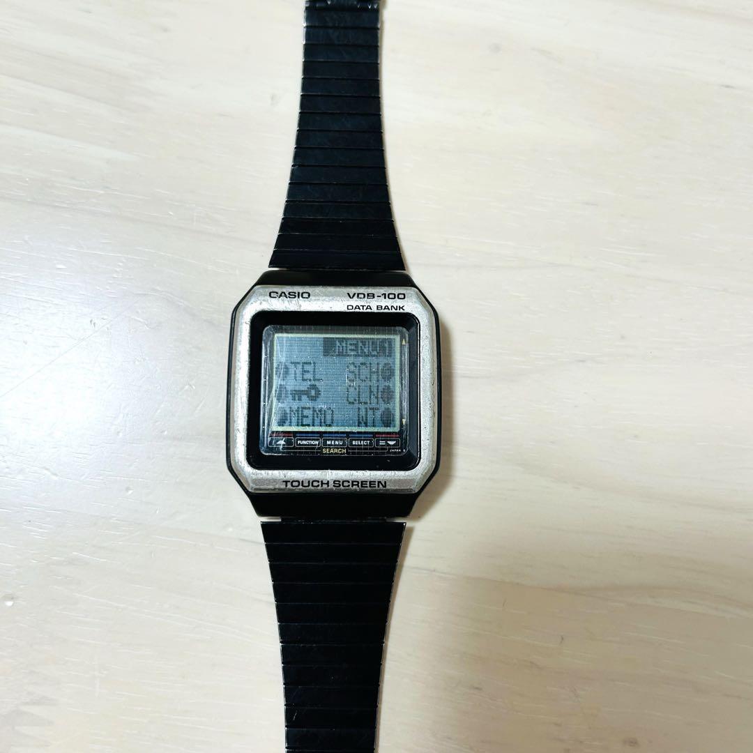 Rare CASIO data bank first generation touch screen black VDB Rare CASIO data bank first generation touch screen black VDB