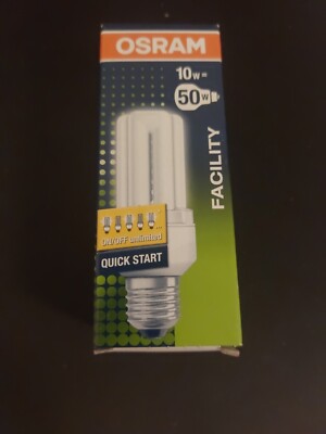 OSRAM Dulux EL Facility Energiesparlampe 10 W (50 W) E27 MADE IN GERMANY NEU!!