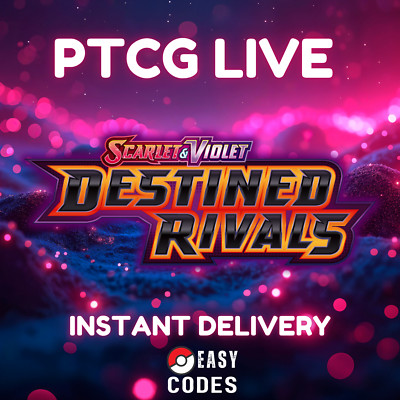 Destined Rivals Codes Booster Pokemon TCG Live Pack Instant delivery