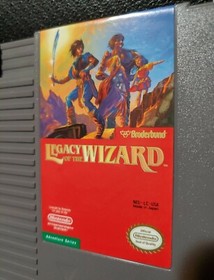 Legacy of the Wizard (NES, 1989) Tested Authentic Cart Only