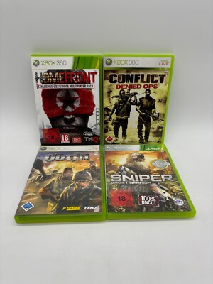 Microsoft Xbox 360 Homefront/ Conflict Denied Ops/ The Outfit/ Sniper in OVP