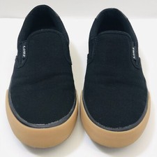 Lugz Clipper GS Kids Youth Size 4 Shoes Classic Slip On Black School Sneakers