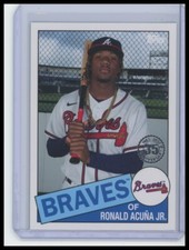 2020 Topps Update #85TB-7 Ronald Acuña Jr. 1985 Topps Baseball 35th Anniversary