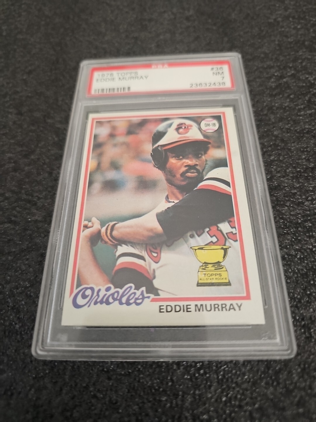 EDDIE MURRAY PSA 7 NM 1978 Topps Baseball HOF  Rookie Card #36 Baltimore O's