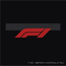 F1 Decal Sticker logo Track Racing Ferrari Mercedes Hamilton Fomula 1 Pair