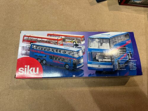 Siku 1:55 Scale Mercedes Benz Globetrotter Double Decker Bus Coach Model 3814 - Picture 2 of 2