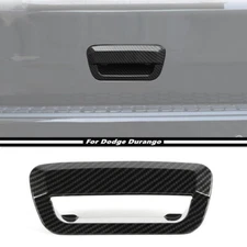 For 2014-2024 Dodge Durango Carbon Fiber Rear Door Tailgate Handle Cover Trim 1P
