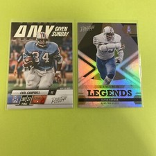 🎆Earl Campbell AGS Elvin Bethea Living Legends Holo Houston Oilers ⭐️⭐️