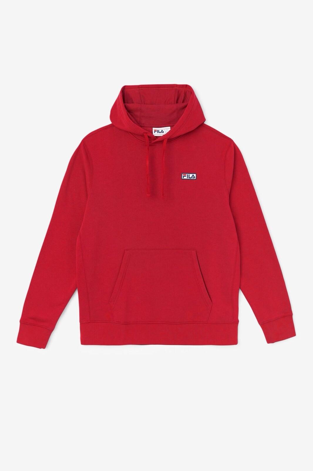 Felpa con cappuccio rossa uomo nuova FILA Algot logo taglia large