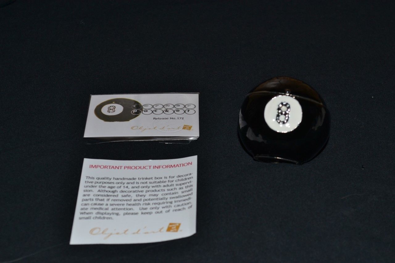 Art Form Fine Collectibles Eight Ball Trinket Box Release No.172 eBay