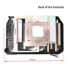 For PALIT GeForce GTX1660 Ti StormX OC RTX1650 1660S Graphics Card Cooling Fan