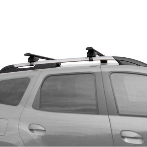Barre portatutto adatte per Infiniti QX70 dal 2013 + barre portatutto aperte 115 cm nere - Foto 4 di 11