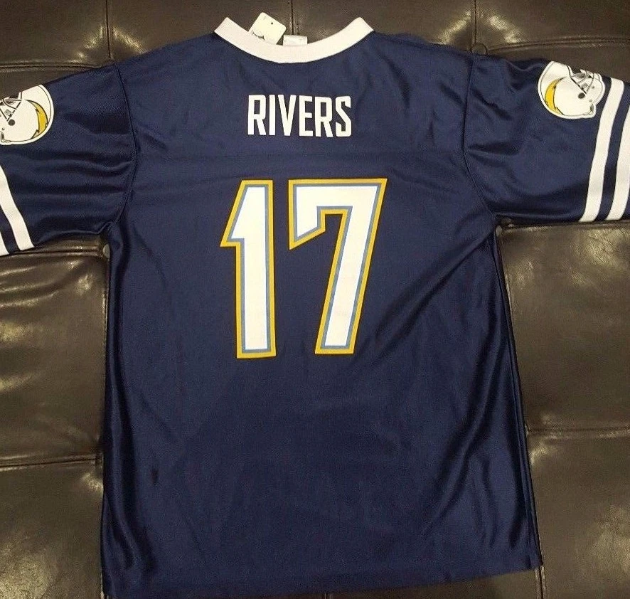 Ropa del equipo camiseta Phillip Rivers #17 de los San Diego Chargers de la NFL para niños Foto 2 de 3