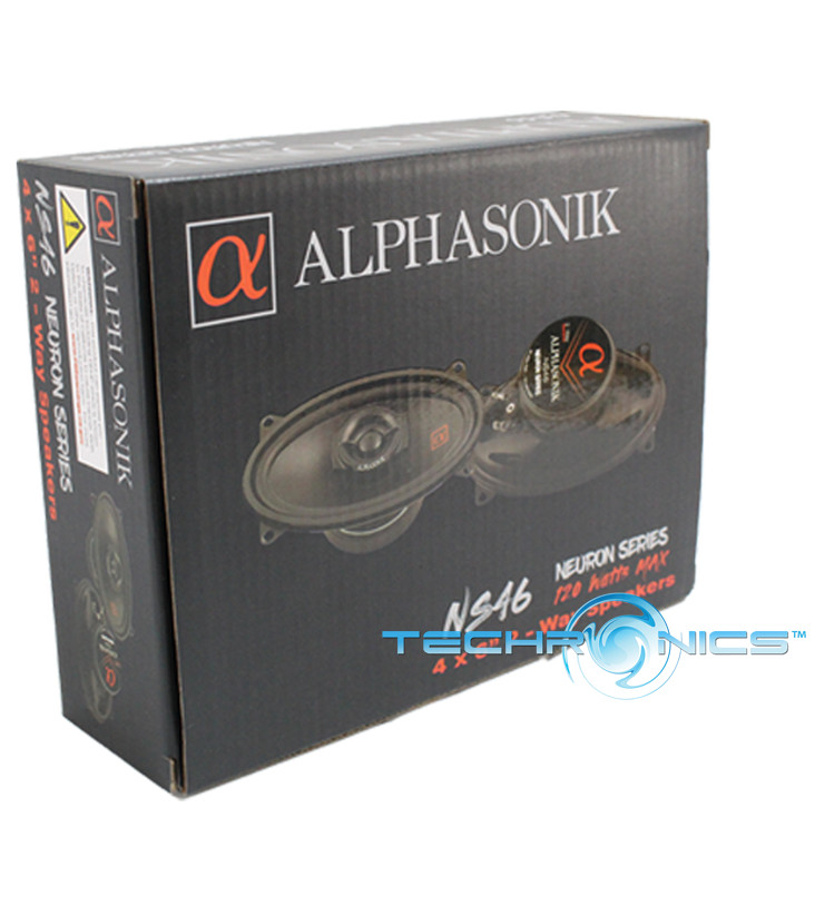 ПАРА ПОЛНОДИАПАЗОННЫХ 2-ПОЛОСНЫХ ДИНАМИКОВ ALPHASONIK NEURON SERIES 4X6 МОЩНОСТЬЮ 240 Вт 3 ОМ NS46 8490₽