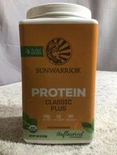 Sunwarrior, Protein Classic Plus, Plant Based, Unflavored , 1.65 lb Exp 12/19/26