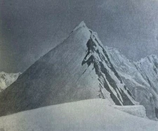 1910 Fanny Bullock Workman Mountain Climbing in the Himalayas Hispar Glacier