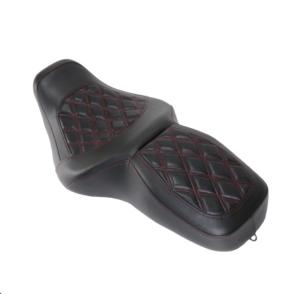 4 Stitch Color Full Set 1-Piece Seat For Harley Road Glide Electra Glide 1997-07 Foto 4 de 4