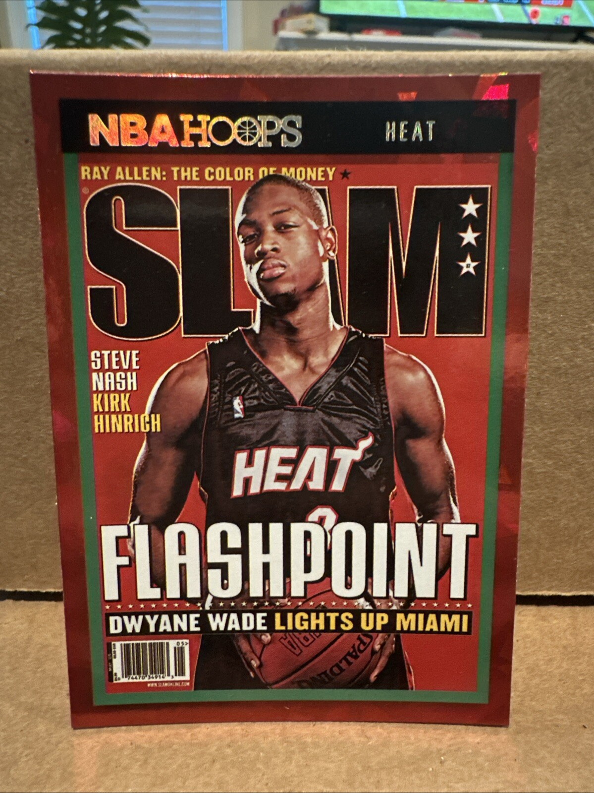 Dwyane Wade 2021 Panini NBA Hoops SLAM-GREEN ICE
