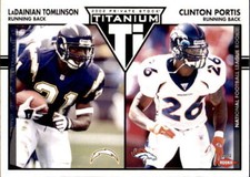 2002 Titanium Blue #164 LaDainian Tomlinson/Clinton Portis #137/325 (19563)