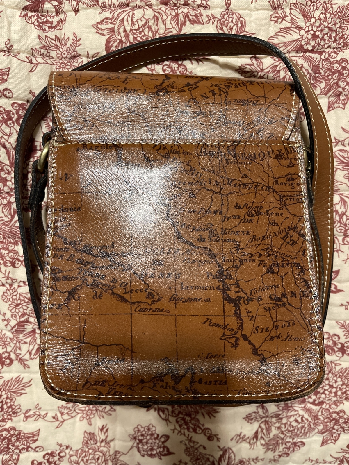 Patricia Nash Crossbody Map Bag Gem