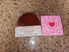 Revolution Makeup Lot Loose Setting Power Med. Yellow And Watermelon Jelly Face