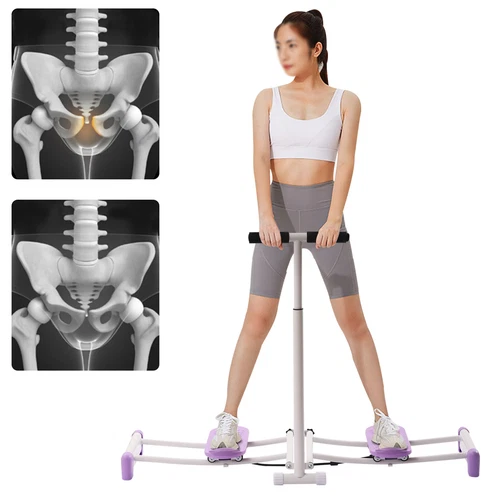 100kg Pelvic Floor Muscle Fitness Thigh Exerciser Hip Trainer w/ Adjustable Rods - Picture 5 of 19